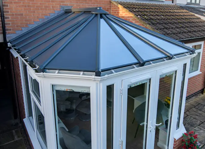 Solid conservatory roof replacement in Arnold